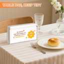 FEXIA Acrylic Napkin Holder Paper Towel Holder for Bathroom Kitchen and Dining Room, Paper Towel Dispenser Modern Dining Table Centerpiece Decor with Sun Design and Inspiring Slogans