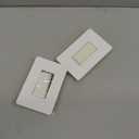 No Neutral Smart Light Switch Single Push Buttons,Single Live Wire Push Button,Remote Control Compatible with Alexa and Google Home,1PC WiFi AP+2PCS Switch kit Included (White)