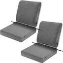 SUNROX 2 Pack Outdoor Chair Cushions Waterproof & FadeShield Patio Furniture Cushions, All-Weather Quick-Dry Deep Seat Cushions with DryMesh Drainage Replacement Cushions for Sofa Couch 23x25 Inch
