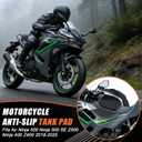 Fuel Tank Pads for Ninja 500 Z500 Ninja 400 with Strong Adhesive - Motorcycle Anti-Slip Fuel Tank Pad Tank Protectors for Ninja 500 Ninja 500 SE Z500 Ninja 400 Z400 2018-2025