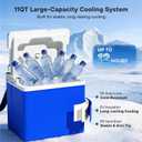 Ice Machine for Knee After Surgery FSA Cold Therapy Machine with Auto Timer, Leak-Proof Reinforced Bucket & Adjustable Flow for Knee Replacement and Multi-Joint Recovery, HSA Eligible