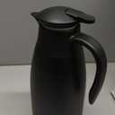 70oz Thermal Coffee Carafe Insulated Coffee Thermos, Stainless Steel Insulated Vacuum Coffee Carafes For Keeping Hot, Double Walled Insulated Vacuum Flask, Tea Water Coffee Dispenser Airpot (Black)