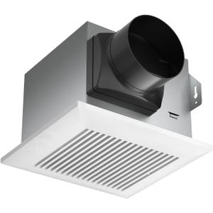 Tech Drive Very Quiet Bathroom Exhaust Fan - 80 CFM, 1.5 Sone, No Attic Access Needed, Energy Star Certified, Easy to Install,4-Inch Duct, Ceiling Mounted for Bathrooms Up to 85 Sq. Ft
