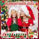 10 Pcs Christmas Aprons Adjustable Kitchen Cooking - Xmas Holiday Baking Baking Party Supplies (Elf)