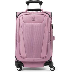 Travelpro Maxlite 5 Softside Expandable Luggage with 4 Spinner Wheels, Lightweight Suitcase, Men and Women, International, Orchid Pink Purple, Carry-on 21-Inch