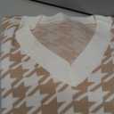 Pink Queen Women's 2 Piece Outfits Set Knit V Neck Batwing Long Sleeve Loose Top Bodycon Midi Skirt Sweater Dresses S