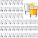 Ziliny 48 Pcs Clear Shot Glasses Set 1.5 oz Small Shot Glasses Bulk for Whiskey Vodka Tequila Espresso Bar Restaurants Home
