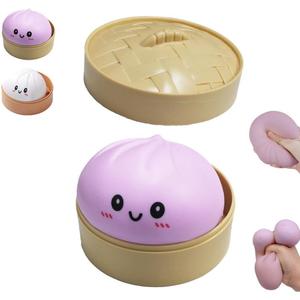 Dumpling Squishy, Dumpling Squishy Mystery Box, Cute Big Squishy Dumpling Stress Ball Fidget Sensory Toy for Adults Anxiety Relief, Novelty Squeeze Ball for Office Desk 