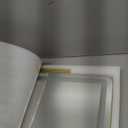 FENNIO Vanity Mirror with Lights - 15"x12.6" LED Lighted Makeup Mirror, Large Makeup Mirror with Lights, Touch Screen with 3-Color Lighting, Dimmable, for Vanity Desk Tabletop, Bedroom Gold