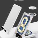 Wireless Charging Station,3 in 1 Charging Stand Made for Apple Watch Ultra 11 10 9 8 7 6 SE 5 4 3,Fast Wireless Charger Made for iPhone 17/Air/16/15/14/13/12,for AirPods Pro(with Adapter) (White)