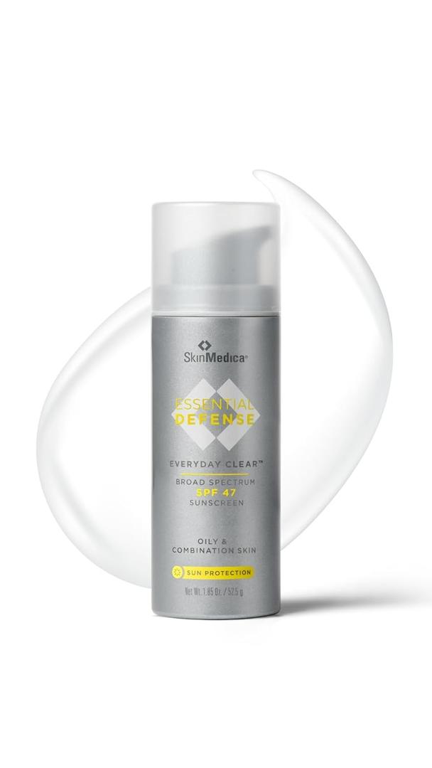 SkinMedica Essential Defense Mineral Shield SPF Sunscreen for Face. This Lightweight, Facial Sunscreen is Ideal for Oily and/or Combination Skin, 1.85 Oz