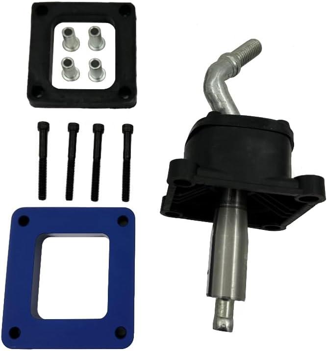 Short Throw Shifter Assembly Kit, NV4500-ST 4 Bolt Mounting Compatible with 1998-up Dodge Ram 2500 3500 NV4500 Transmission, TS18873 5003212AA 5003214AA 1031056