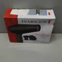 Remington Damage Protection Hair Dryer with Ceramic Ionic Tourmaline Technology, Black, Diffuser and Concentrator, 3 Piece Set