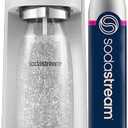 SodaStream Terra Sparkling Water Maker (White) with CO2 and Dishwasher Safe Bottle