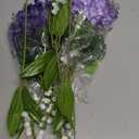 10Pcs Lilac Flowers Artificial Bouquet Fake Purple Flowers Faux Lilacs Mix Bush Artificial Purple Silk Flower Bulk Arrangements Summer for Table Centerpieces Home Kitchen Wedding Decorations