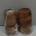 4 Pack Bed Risers 5 inch Heavy Duty Dark Brown, Oversized Furniture Risers, Bed Lifts Risers for Table, Sofa, Dorm Twin XL, Couch, Desk, Bed Frame Risers Supports Up to 6,500 Lbs