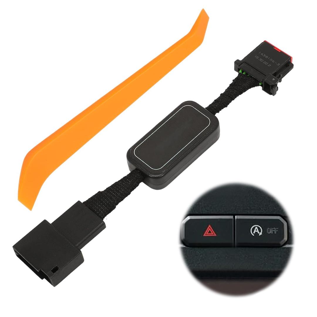 Auto Start Stop Eliminator for Ford F-150 2015 2016 2017 2018 2019 2020 Raptor 2017 Autostop Eliminator Canceller Jumper Bypass Harness Module, A-off Button is Located in the Center of the Panel.