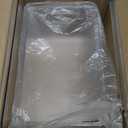 Trash Bag Holder Dispenser 2 Pack, Garbage Bag Dispenser with Bamboo Lid & Handles, Stackable Clear Trash Bag Organizer Under Sink for Kitchen, Pantry, Laundry Room, Cabinet (XL+S)