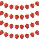 Lewtemi 4 Pcs Berry First Birthday Decor Strawberry Baby Shower Decorations Hanging Banner Berry Garland for Strawberry Themed Party Favors Supplies(Red)