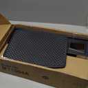 Rolling TV Stand with Shelf for 23-65 inch TVs up to 88lbs, Portable Mobile TV Cart with Silent Wheel, Tilt & Height Adjustable Universal Corner TV Stand for Bedroom, Living Room, Office (Black)