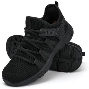 INZCOU Running Shoes Lightweight Tennis Shoes Non Slip Gym Workout Shoes Breathable Mesh Walking Sneakers, Size 39