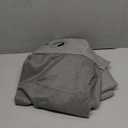 Stall No Hook Shower Curtain with Snap in Liner,230GSM Waffle Weave Shower Curtains for Bathroom,60W x 74H,Grey