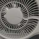 Comfort Zone Window Fan for Bedroom, 9 inch 3 Speed Dual Fans with Auto-Locking Expanders, 3 Modes (Cool, Circulate, Exhaust), Wi-Fi App Control, Fabric Cover plus Bug Screen, White