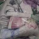 Yogeneg King Size Quilt Set, Elegant Floral Botanical Pattern Purple Bedding Set,3 Piece Lightweight Soft Summer Bedspread Coverlet with 2 PIillow Sham for All Season(Purple Floral,110"x96")