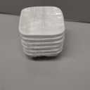 Ultra-Strong 3 Oz 6 Pack Ceramic Dip Bowls Set, Mini Bowl Soy Sauce Plate, Condiment Server, Can be Used for Ketchup, Vinegar,BBQ and Party Dinner (Square 6 Pcs)