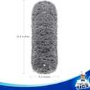 MR.SIGA Lint Free Microfiber Duster Refills, Washable Duster for Household Cleaning, 2 Pack