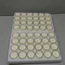 48 Pack White Unscented Clear Glass Filled Votive Candles. Hand Poured Wax Candle Ideal Gifts for Home Dcor Parties Weddings Holidays and Meditation (White)