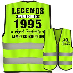 Funny Birthday Gifts for Men - 1995 Birthday Party Decorations Vests 30th Funny Personalised Gifts for Men Women 1995 Happy Birthday Presents for Colleagues Lovers Friends