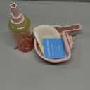 VANNON 16oz Pet Water Bottle, Gravity Dog Water Bowl Dispenser for Cage, Anti-Overflow Water Dispenser for Small Dogs, Cats, Rabbits and Other Small Animals, BPA Free, Gradient Pink