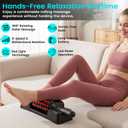 Electric Massage Roller Stick, Deep Tissue Muscle Massager with 6 Speeds, Rechargeable Rolling Massager for Legs, Back, Calves & Feet,Hands-Free Body Massage Tool(1)