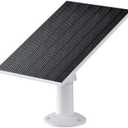 Solar Panel - Compatible with Wyze Cam Outdoor v1/v2 and Battery Cam Pro, Continuous Power with 2.5W 5V Charging