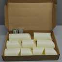 Nimiko Flameless Candles with Remote, Battery Operated Flickering Flameless Candles, LED Candles with Timer 2/4/6/8H, with Realistic LED Candles Set of 9 (D3 x H 3" 4" 5" 6" 7") (Ivory)