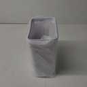 Bathroom Garbage Can with Lid, 2.6 Gallon Diaper Trash Can, Automatic Trash Cans Touchless, Slim Waterproof Smart Commercial Trash Can for Bedroom, Bathroom, Office, Living Room, Toilet, RV (A-Basic Battery Supply-White)