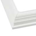 Wealrit 4 x 4 Inch White Split Style Vinyl Post Skirt Vinyl Fence Post Skirt Post Sleeve for Porch Stair Rails(4 Pack)