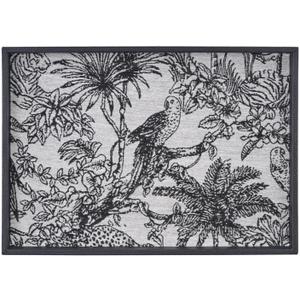 Leather Decorative Tray with Unique Animal Pattern, Organizer for Living Room Coffee Table, Ideal for Candle, Perfume, and Cosmetic Storage (14.8" x 10.2" x 1.4")