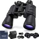 10-180x100 Zoom Binoculars for Adults, Day/Low Light Night Vision High Powered Binoculars with BAK4 & FMC Lens, Waterproof Fogproof for Hunting Birdwatching Travel Sports Concerts Gift for Men
