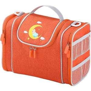 Carrying Case Compatible with Yoto Player (3rd Generation), Portable Storage Carrier Bag for Travel and Home Storage (Orange)