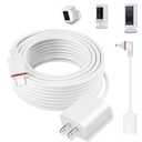 Charger Cable for Ring Camera Battery (Black 1pcs)