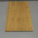 Bamboo Cutting Boards for Kitchen, Extra Large Wood Cutting Board with Deep Juice Groove and Handle Heavy Duty Chopping board, Kikcoin, 17.6" x 12"