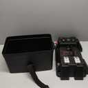 Power Center Station Smart Battery Box, 12V Marine Case w/ 50AMP Connectors Fits Group 24/27/31 Size Batteries for Trolling Motor, RV, Outdoor & Solar Panel(Battery Not Included)