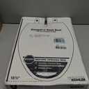 KOHLER 20110-0 Brevia, Slow Close Toilet Seat, Elongated Toilet Seat, Grip-Tight Bumpers Quick-Attach Hardware, White