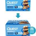 Quest Nutrition Overload Protein Bars, Cookie Commotion, 20g Protein, 1g Sugar, 3g Net Carbs, Gluten Free, 12 Count (EXP 02/14/27)