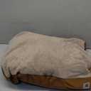Carhartt Gear P0000538 Firm Duck Sherpa Top Dog Bed - Large - Carhartt Brown, Size 28"x20"
