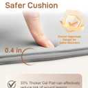 Hysterectomy & C-Section Belly Binder for Post-Op, Hot & Cold Therapy Ice Pack Waist Belt, Lycra Fabric Gel Pad for Incision Protection, Reusable Cooling Wrap for Surgery Pain Relief,Adjustable 28-47" Gray