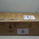 7.5ft Green PVC Hinged Flocking Tree with 550 lights