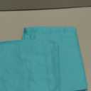 Amazon Basics Kid's Soft Easy-Wash Lightweight Microfiber 3-Piece Sheet Set, Twin, Bright Aqua, Solid